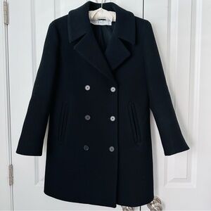 Iro Paris black pea coat